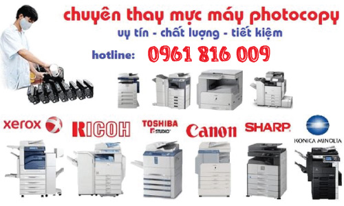 dịch vụ đổ mực máy photocopy uy tín giá rẻ